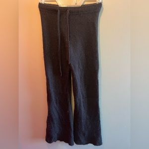Naadam Merino Wool Cashmere Knit Pant Navy Blue